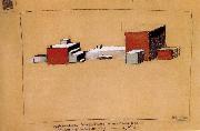 Kasimir Malevich Conciliarism Space building oil